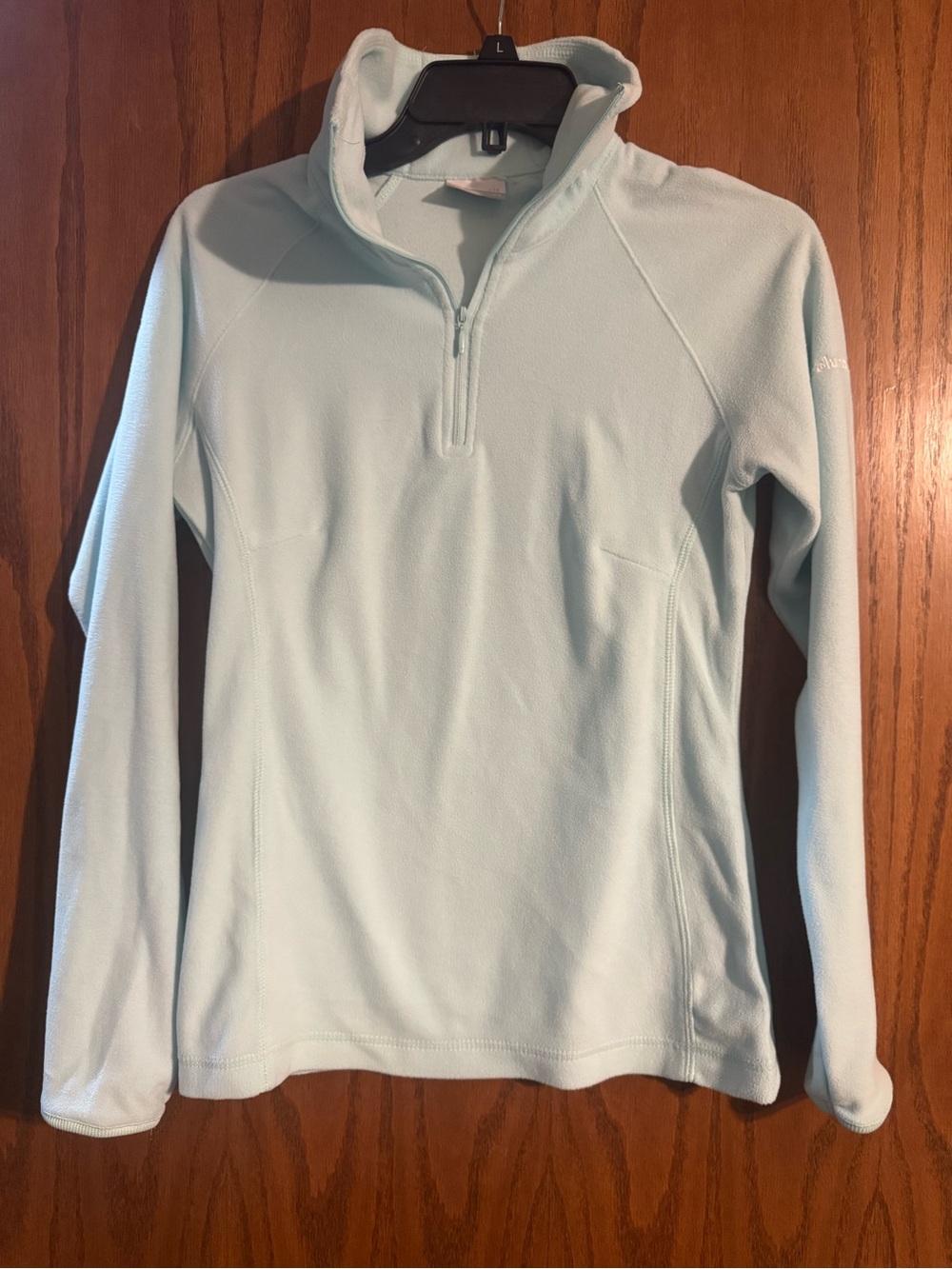 Columbia Light Blue Quarter-Zip Fleece Pullover - Women's